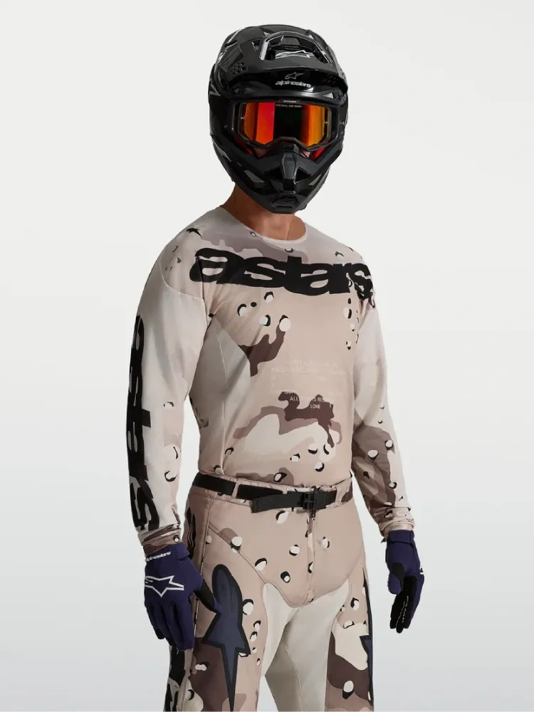 Bluza cross Alpinestars MX Racer Lone brązowo-czarna