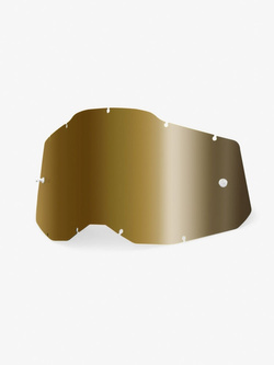 Szybka do gogli 100% Racecraft2, Accuri2 i Strata2 lustrzana złota