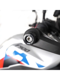 Końcówki kierownicy motocyklowej R&G Racing BMW F 850 GS (22-25)/ GSA (19-25)/ 900 GSA (24-) czarne