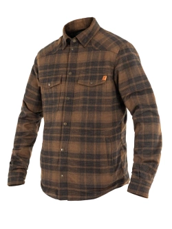 Koszula motocyklowa John Doe Motoshirt Woody brązowa