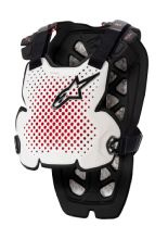 Ochraniacz klatki piersiowej Alpinestars MX A-1 Pro biało-czarno-czerwony