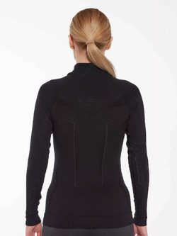 Bluza termoaktywna damska Brubeck Extreme Merino czarna