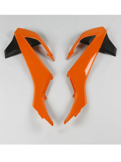 Osłony chłodnicy UFO do KTM SX 65 (16-) pomarańczowo-czarne