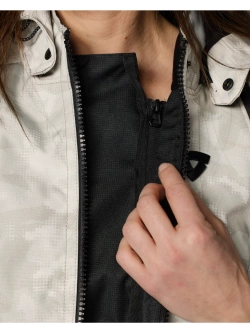 Kurtka motocyklowa damska tekstylna REV’IT! Flare 3 H2O szaro-biała