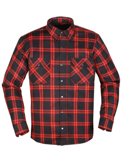 Koszula motocyklowa Modeka Colden czarno-czerwona