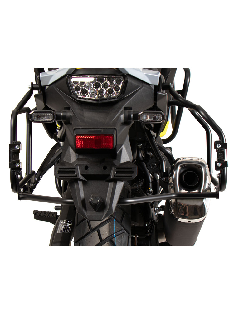 Stelaż boczny do kufrów Cutout Xplorer 40/37 Hepco&Becker do Suzuki V-Strom 800 DE (23-) czarny