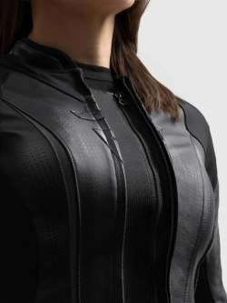 Kurtka motocyklowa damska skórzana Rebelhorn Diva ST czarna