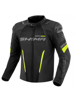 Kurtka motocyklowa tekstylna Shima Solid 2.0 Vent czarno-fluo