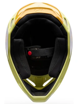 Kask enduro Fox V1 Image Print fioletowo-żółty