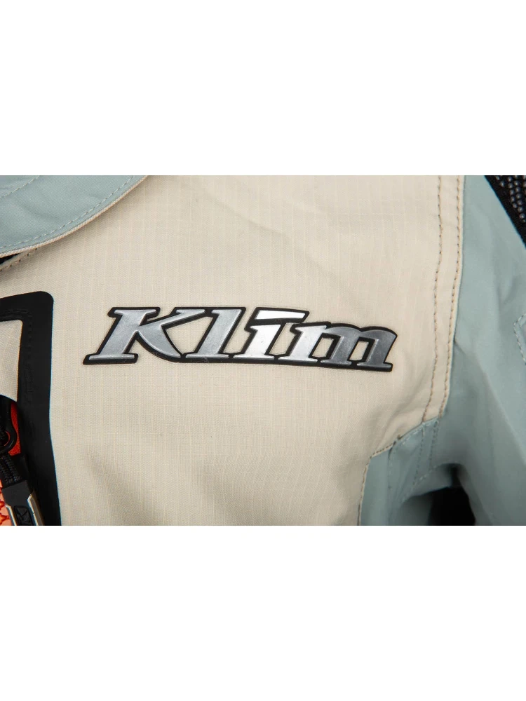 Kurtka motocyklowa tekstylna Klim Adventure Rally szaro-brązowa