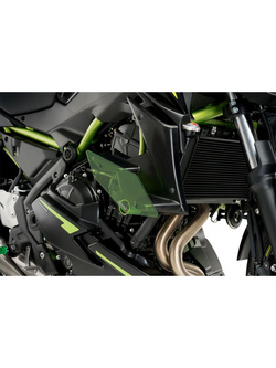 Boczne spoilery dociskowe Puig Kawasaki Z650 (20-) zielone