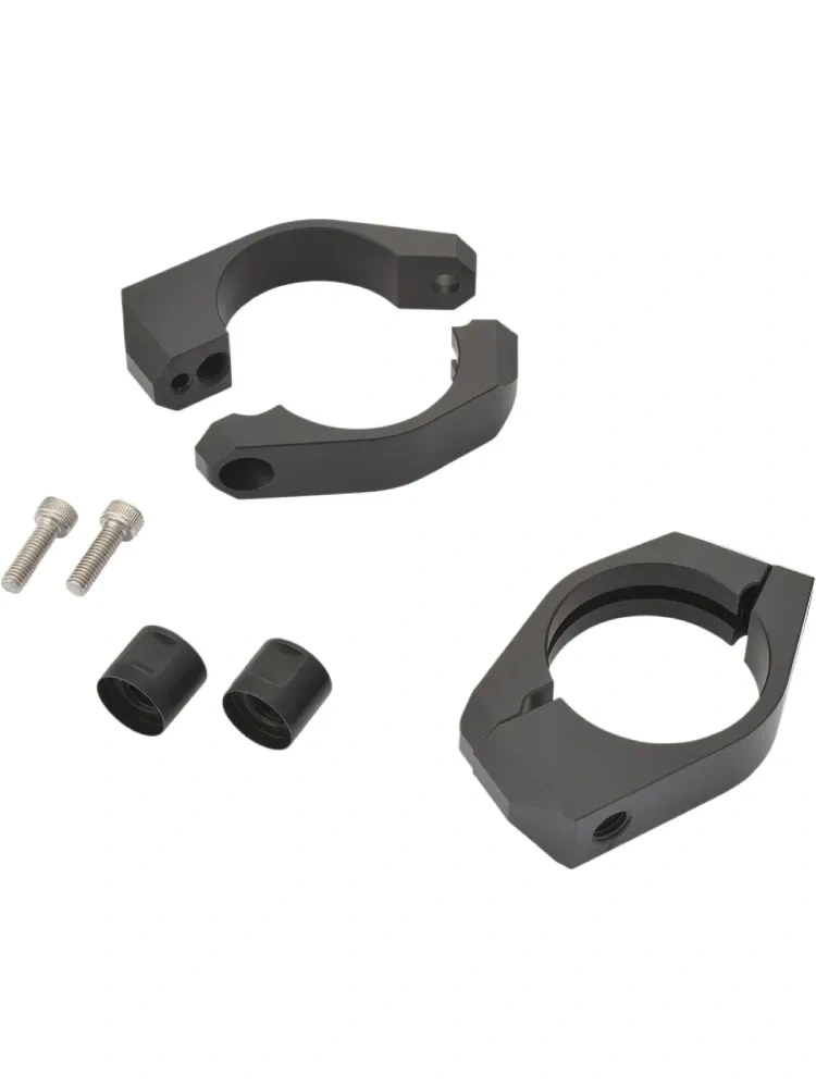 Zestaw zacisków do kierunkowskazów Daytona aluminiowe, czarne [średnica 43 mm]