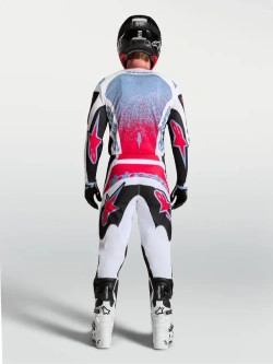 Bluza cross dziecięca Alpinestars MX Fluid Drag czarno-biało-czerwona