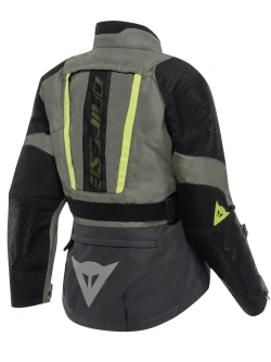 Kurtka motocyklowa damska tekstylna Dainese Gullfoss D-Dry zielono-szara