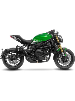 Tłumik motocyklowy LeoVince LV-10 Full Black [Slip-On, Black Stainless Steel] do Benelli 752 S (19-24)