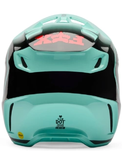 Kask enduro Fox V3 Drip czarno-niebieski