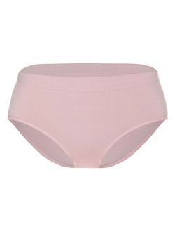 Majtki damskie hipster Brubeck Classic Comfort Cotton z wysokim stanem, różowe
