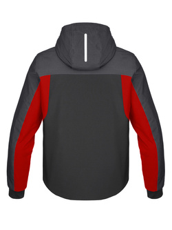 Bluza motocyklowa Spidi Hoodie H2Out II czarno-szaro-czerwona