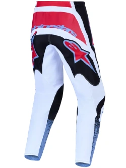 Spodnie cross Alpinestars MX Fluid Drag czarno-biało-niebieskie