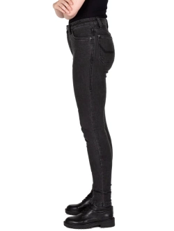Jeansy motocyklowe damskie Knox Colton Skinny czarne