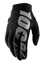 Rękawice cross dziecięce 100% Brisker czarne