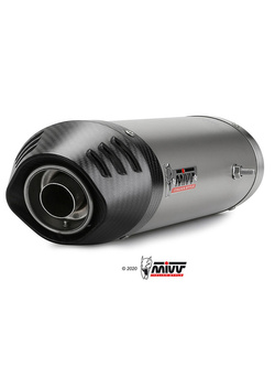 Tłumik motocyklowy Slip-On Line (Oval) MIVV do Honda CBR 600 RR (03-04) titanium