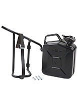 Kanister Hepco&Becker z uchwytem Cutout na lewą stronę do Moto Guzzi V9 Bobber (16-20) 4 litry czarny