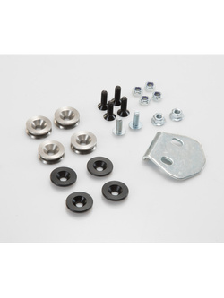 Zestaw: kufer centralny czarny TRAX ADV + stelaż Adventure-rack SW-Motech Yamaha Tracer 9 / GT RN70 (20-), Tracer 9 GT+ (22-) [pojemność 38 L]