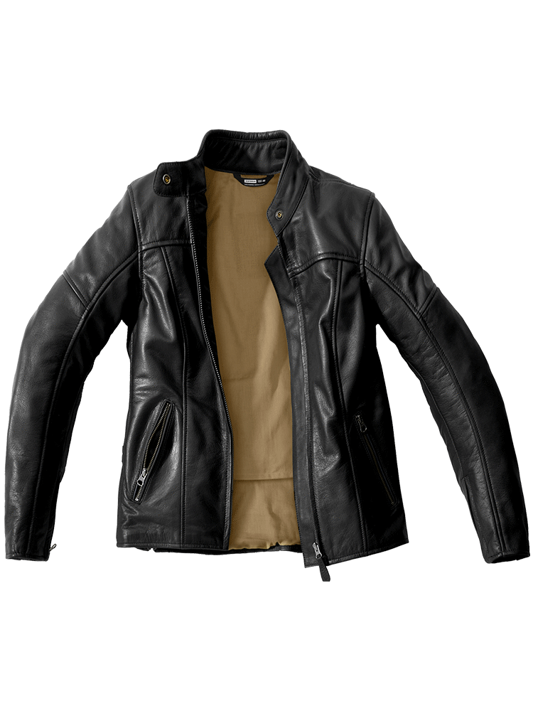 Kurtka motocyklowa skórzana damska Spidi Mack czarna