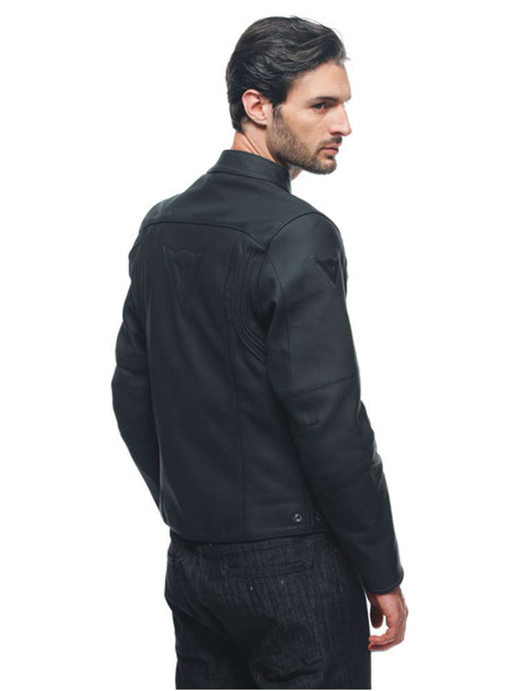 Kurtka motocyklowa skórzana Dainese Razon 2 Perforowana czarna