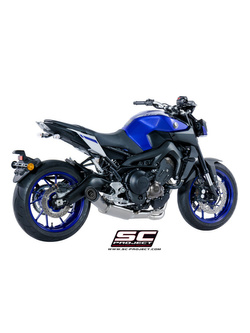 Pełny układ wydechowy 3-1, SC-Project S1 Titanium + Carbon - Yamaha MT-09 [17-20]