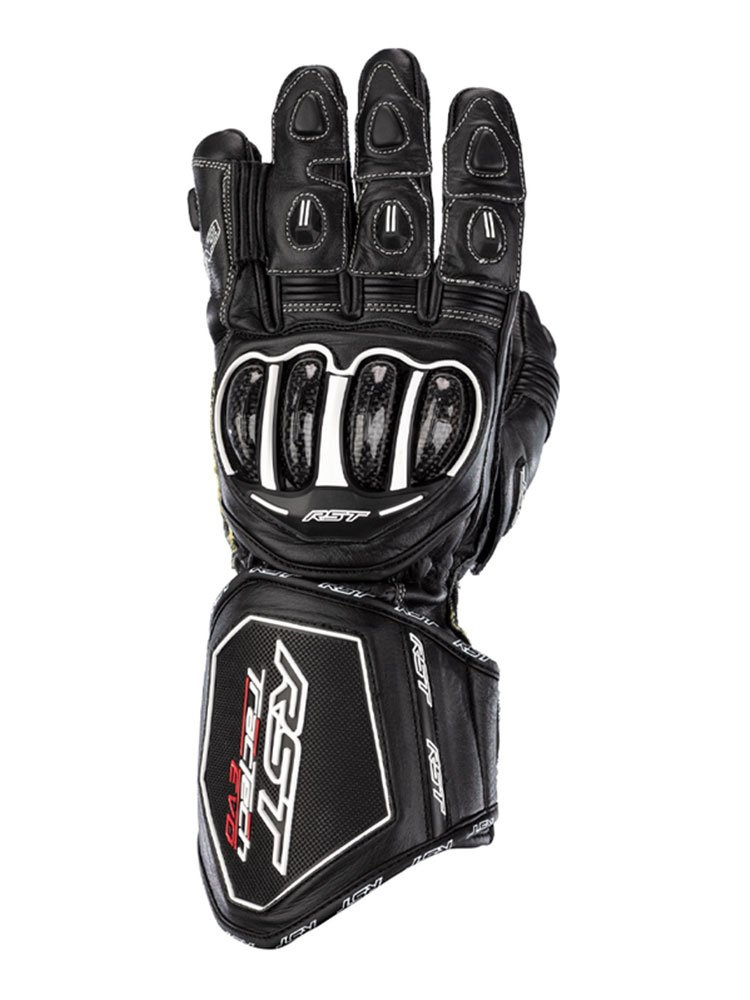 Rękawice motocyklowe skórzane RST Tractech Evo 4 czarne