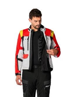 Kurtka motocyklowa tekstylna REV’IT! Offtrack 3 H2O czerwono-biała