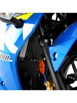 Osłona chłodnicy R&G Racing Suzuki GSX-R 125/ GSX-S 125 (17-) aluminiowa, czarna