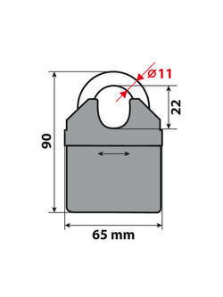 Zapięcie łańcuchowe Lampa C-Lock 200 [200 cm]