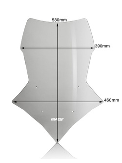 Szyba motocyklowa WRS Touring do Yamahy MT-09 Tracer/ GT (18-20), Tracer 9/ GT/ + (21-24) przyciemniana