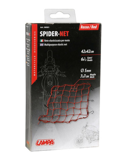 Uniwersalna siatka elastyczna Lampa na bagaże czerwona