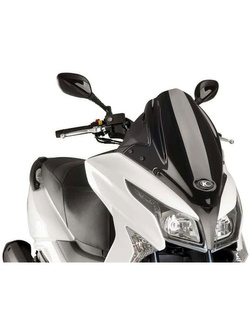 Szyba PUIG V-Tech Sport do Kymco DOWNTOWN 125i / 300i, GRAND DINK 125 / 300, SUPERDINK 125i / 300i / 350i, X-TOWN 125 / 300 czarna