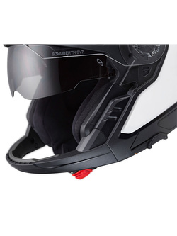 Zestaw: Kask otwarty Schuberth J2 biały + dedykowany interkom motocyklowy