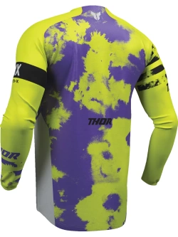 Bluza enduro Thor Launchmode Bleach szaro-żółta