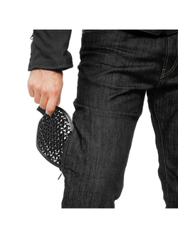 Jeansy motocyklowe Dainese Denim Regular Tex czarne