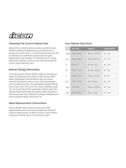 Kask integralny Icon Domain Nouveau niebieski