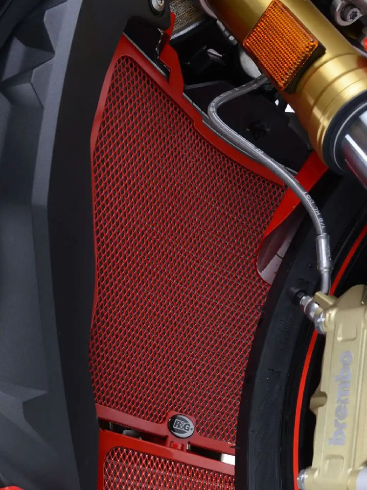 Osłona chłodnicy R&G aluminiowa do BMW S1000R (17-20) czerwona