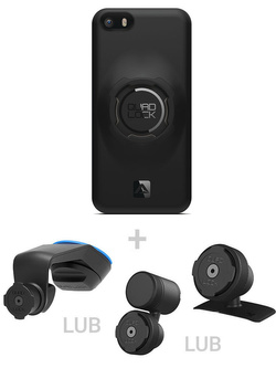 Zestaw do samochodu: etui na telefon iPhone 5 / 5s / SE (1 gen) + mocowanie Quad Lock