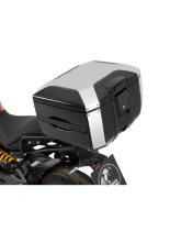 Zestaw: stelaż Smartrack z kufrem centralnym czarno-srebrnym Hepco&Becker Xcore Ducati Monster 890 / + (26-)