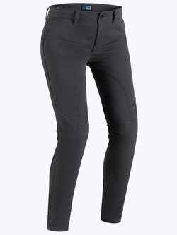 Jeansy motocyklowe damskie PMJ Santiago szare