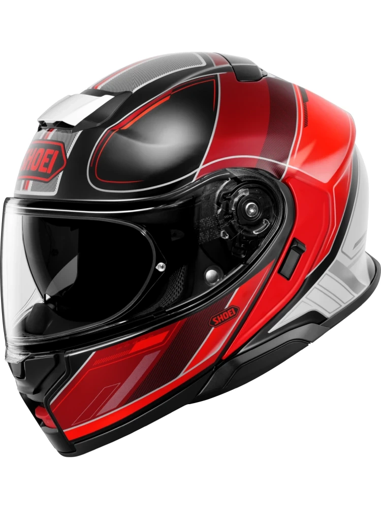 Kask szczękowy Shoei Neotec 3 Sharpen TC-1 czerwono-czarny