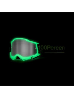 Gogle motocyklowe 100% Accuri 2 z szybką lustrzaną szaro-czarne