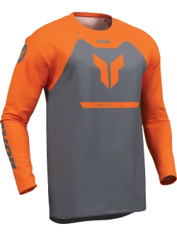 Bluza enduro dziecięca Thor Ridemode Menace szara