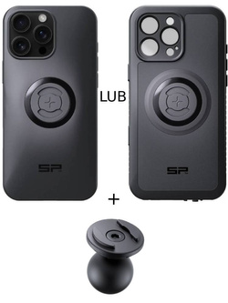 Zestaw: etui na telefon iPhone 16 Pro Max + uchwyt kulowy Pro SPC+ SP Connect